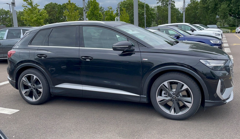 Audi Q4 E-Tron test drive and first impressions compared with the Model Y  spec 